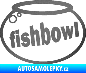 Samolepka Fishbowl akvárium grafitová metalíza