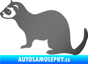 Samolepka Fretka 001 levá grafitová metalíza