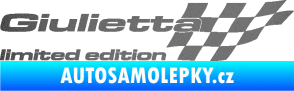 Samolepka Giulietta limited edition pravá grafitová metalíza