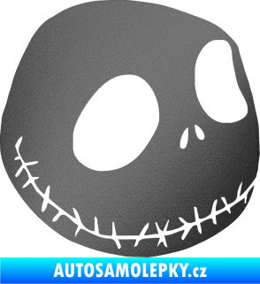 Samolepka Halloween 001 pravá grafitová metalíza
