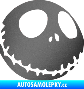 Samolepka Halloween 002 pravá grafitová metalíza