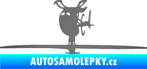 Samolepka Helikoptéra model 001 levá grafitová metalíza