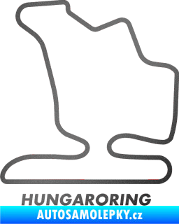 Samolepka Okruh Hungaroring grafitová metalíza