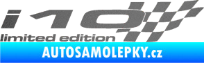 Samolepka i10 limited edition pravá grafitová metalíza