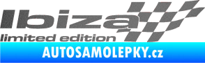 Samolepka Ibiza limited edition pravá grafitová metalíza