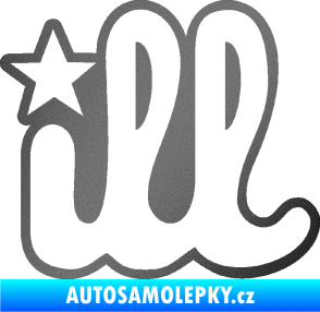 Samolepka ILL 002 grafitová metalíza