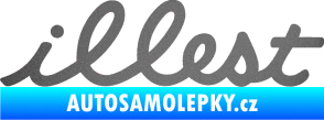 Samolepka Illest 001 grafitová metalíza