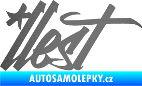 Samolepka Illest 002 grafitová metalíza