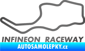 Samolepka Okruh Infineon Raceway grafitová metalíza