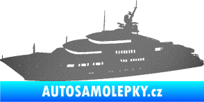 Samolepka Jachta 003 levá grafitová metalíza