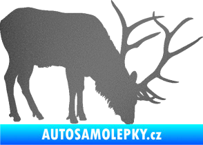 Samolepka Jelen 008 pravá grafitová metalíza