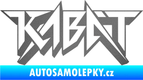 Samolepka Kabát 002 grafitová metalíza