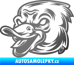Samolepka Káčátko 001 levá grafitová metalíza