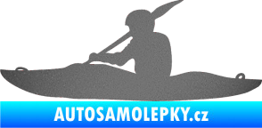 Samolepka Kanoista 003 levá grafitová metalíza