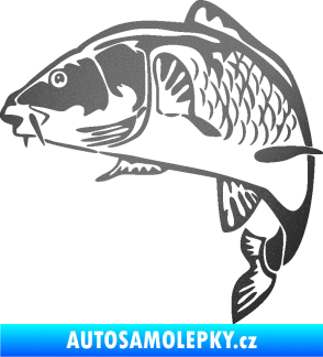 Samolepka Kapr 010 levá grafitová metalíza