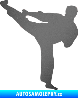 Samolepka Karate 008 levá grafitová metalíza