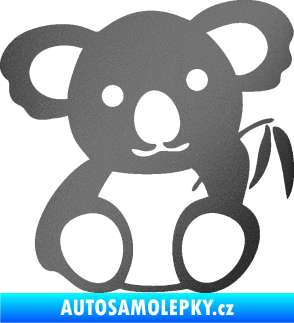 Samolepka Koala 001 levá grafitová metalíza