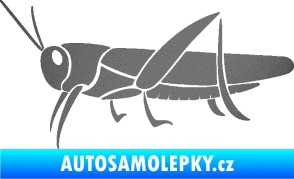 Samolepka Kobylka 002 levá grafitová metalíza