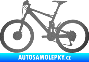 Samolepka Kolo 001 levá - (horské kolo) grafitová metalíza