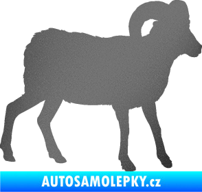 Samolepka Kozel 004 pravá grafitová metalíza