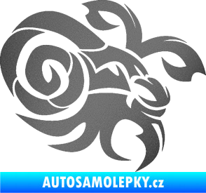 Samolepka Kozoroh 003 pravá grafitová metalíza