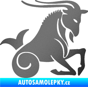 Samolepka Kozoroh 004 pravá grafitová metalíza