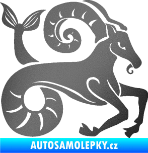 Samolepka Kozoroh 005 pravá grafitová metalíza