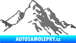 Samolepka Krajina hory 006 pravá grafitová metalíza