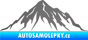 Samolepka Krajina hory 010 pravá grafitová metalíza