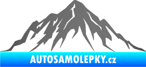 Samolepka Krajina hory 010 levá grafitová metalíza