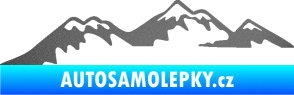 Samolepka Krajina hory 020 levá grafitová metalíza