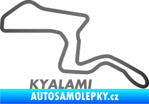 Samolepka Okruh Kyalami grafitová metalíza