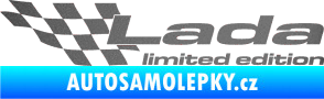 Samolepka Lada limited edition levá grafitová metalíza