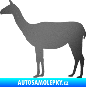 Samolepka Lama 001 levá grafitová metalíza