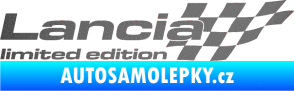 Samolepka Lancia limited edition pravá grafitová metalíza