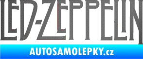 Samolepka Led Zeppelin grafitová metalíza