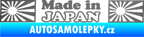 Samolepka Made in Japan 002 grafitová metalíza