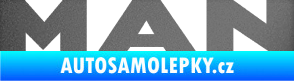 Samolepka MAN nápis grafitová metalíza
