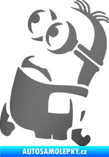 Samolepka Mimoň 001 levá grafitová metalíza
