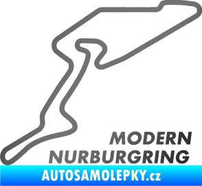 Samolepka Okruh Modern Nurburgring grafitová metalíza
