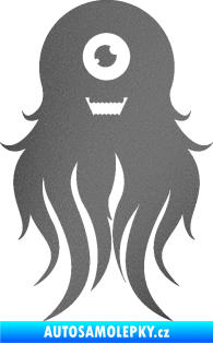 Samolepka Monstrum 002 levá grafitová metalíza