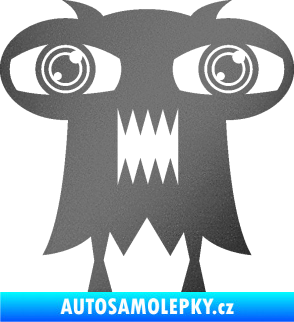 Samolepka Monstrum 003 levá grafitová metalíza