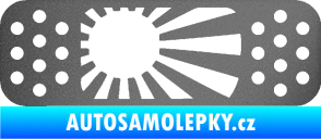 Samolepka Náplast 002 pravá grafitová metalíza