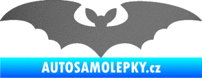 Samolepka Netopýr 006 grafitová metalíza