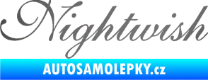 Samolepka Nightwish grafitová metalíza