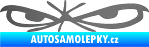 Samolepka Oči 002 levá grafitová metalíza