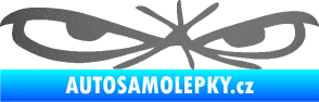 Samolepka Oči 002 pravá grafitová metalíza