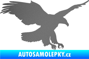 Samolepka Orel 013 pravá grafitová metalíza