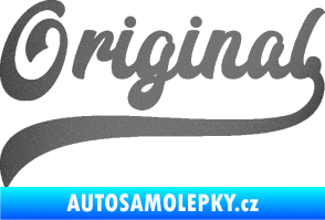 Samolepka Original nápis grafitová metalíza
