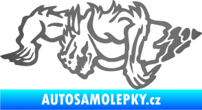 Samolepka Ostnatej levá grafitová metalíza